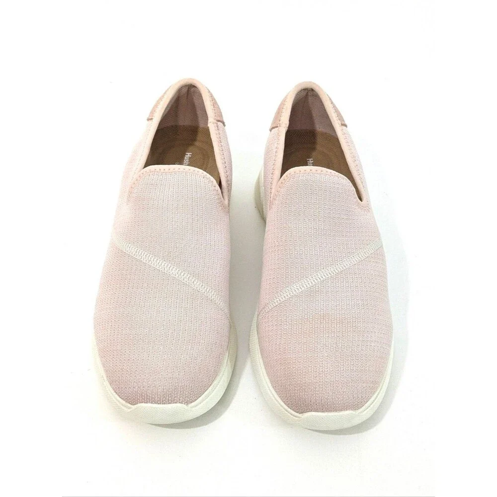Hush Puppies Bounce Makenna Light Pink Slip On Loafers - Size 8 Womens Sneakers